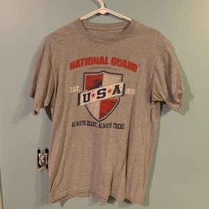 U.S.A. National Guard Grey T